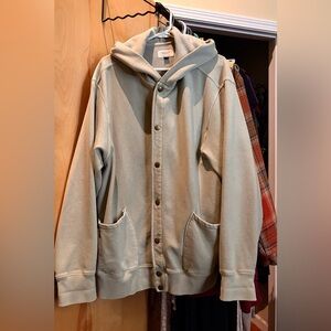 American Eagle Outfitters sage green Hooded Jacket